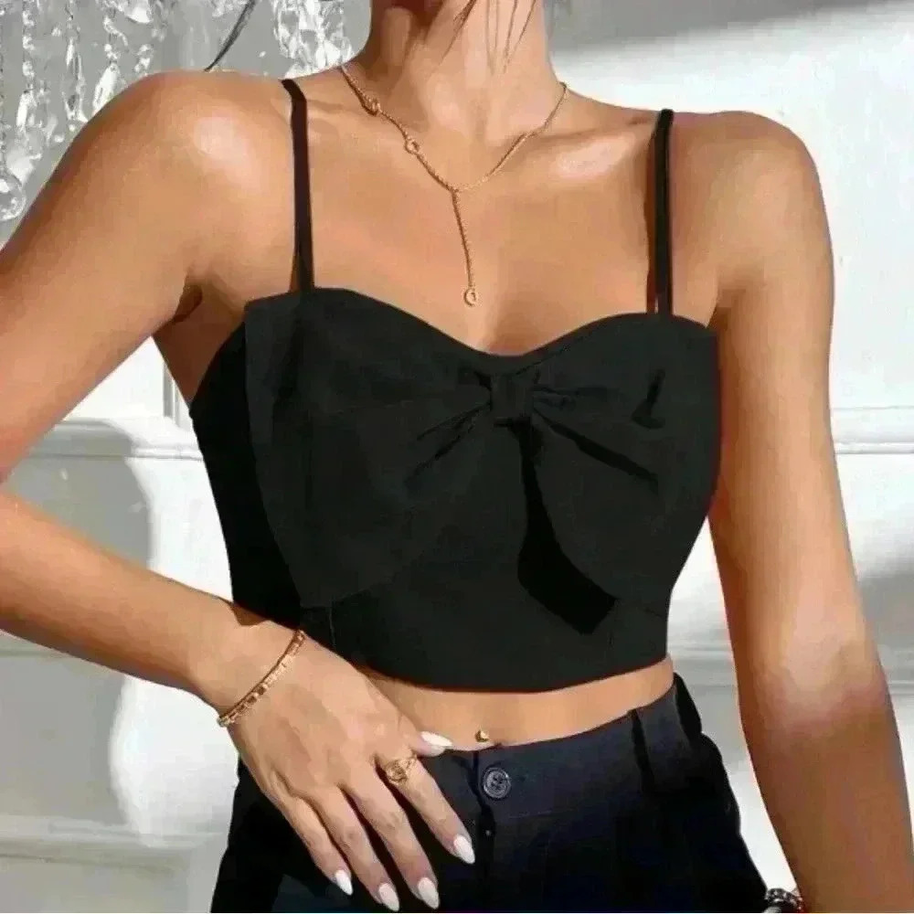 Crop Top W/ Bow